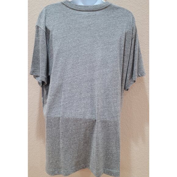State of Mine Gray Heathered Explore Texas Distressed Graphic Men's Shirt Large - Picture 2 of 3